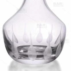 New ❤️ Bars BarConic® Bitters Bottle - Feather Etching - 3oz 👏 -BARS Shop fetch pattern bitter bottle 800x