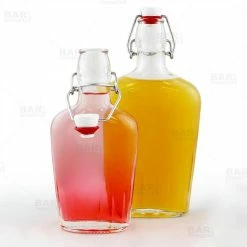 Coupon 👏 Bars Swing Top Glass Bottle - Clear Flask - 8.5 Or 17 Ounce 😀 -BARS Shop flask clear bottle swing top bpc 1 800x