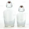 Coupon 👏 Bars Swing Top Glass Bottle - Clear Flask - 8.5 Or 17 Ounce 😀