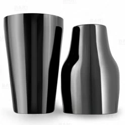 Cheap 🥰 Bars BarConic® French Style Gun Metal Cocktail Shaker (2 Piece) - 20 Ounce 🔔 -BARS Shop french cocktial tins shakers 2 piece set 800 bpc1 800x