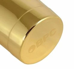 Budget 👍 Bars Olea™ 16oz Weighted Cocktail Shaker - Gold Plated 👏 -BARS Shop gold cocktail shaker 16oz olea bpc 6 1 800x