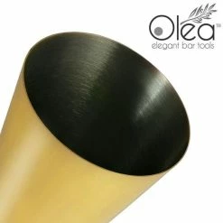 Outlet ✔️ Bars Olea™ Weighted Cocktail Shaker - Gold Plated - (28 Oz) ⭐ -BARS Shop gold cocktail shaker 28oz olea bpc 3 800x