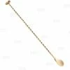 New 💯 Bars BarConic®Professional Grade - Gold Plated Bar Spoon W/ Muddler Tip - 40cm 🌟 -BARS Shop gold muddler bar spoon bpc 800 800x