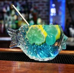 Brand new 🌟 Bars BarConic® Fish Shaped Glass - 12 Oz 🥰 -BARS Shop gw fish fish shapped bar glass cocktail 1 bpc 800x