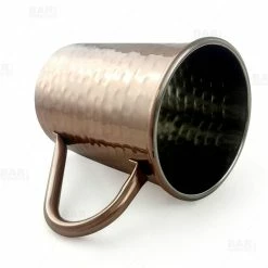 Buy ❤️ Bars 🔨 Hammered Moscow Mule Mug - Copper Plated - 18oz ⭐ -BARS Shop hammered moscow mug copper bpc 1 800x