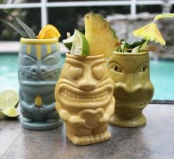 Top 10 🎉 Bars BarConic® Tiki Drinkware Mug – Good Luck Heart 12 Oz. 🧨 -BARS Shop happy face tiki man mug set 2 800x