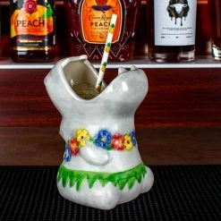 Outlet 🎉 Bars Tiki Drinkware - The Happy Hippo - 14 Ounce - BarConic® 🛒 -BARS Shop hippo tiki scene1 800x