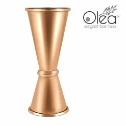 Buy 😀 Bars Olea™ Copper Plated Japanese Tall Jigger - (1 1/2oz X 1oz) ⭐