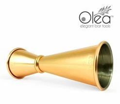 Coupon ⭐ Bars Olea™ Gold Plated Japanese Tall Jigger - (1oz X 2oz) 👍 -BARS Shop jigger tall gold plated 1x2 4 800x