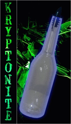 Discount 🌟 Bars 750ml Kryptonite Flair Bottle - Clear W/ Light Show 😀