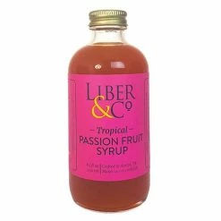 Brand new 🎉 Bars Liber & Co Essential Cocktail Syrups - 9.5 Ounce Bottle ✔️ -BARS Shop liber co passion fruit syrup 800x