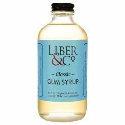Brand new 🎉 Bars Liber & Co Essential Cocktail Syrups - 9.5 Ounce Bottle ✔️ -BARS Shop liber co classic gum syrup 8oz 800x