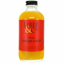 Brand new 🎉 Bars Liber & Co Essential Cocktail Syrups - 9.5 Ounce Bottle ✔️ -BARS Shop liber co fiery ginger syrup8 oz 800x