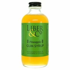 Brand new 🎉 Bars Liber & Co Essential Cocktail Syrups - 9.5 Ounce Bottle ✔️ -BARS Shop liber co pineapple gum syrup 8oz 800x