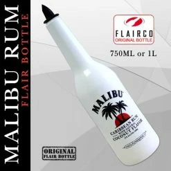 Coupon 😍 Bars Flair Bottles - Malibu Rum - 750 ML And 1 L 👏