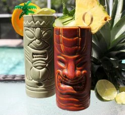 Deals 😉 Bars 11oz Mean Green Tiki Mug ✔️ -BARS Shop mean green grin tiki mugs by pool 800x