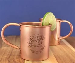 Wholesale 🤩 Bars Copper Moscow Mule Mug ⭐ -BARS Shop moscow mule engraved logo main 2 1 800x