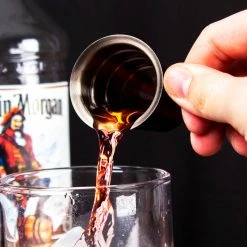 Promo 🎁 Bars Color Options - Olea™ Multi Stepped Jigger With Handle ⌛ -BARS Shop multi stepped scene 2 800x