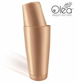 Wholesale ⌛ Bars Olea™ 2 Piece Shaker Tin Set - Copper Plated - 28 And 16 Ounce Tins ⌛