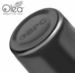 Flash Sale 🎉 Bars Olea™ Gunmetal Plated 3-Piece Cocktail Shaker Deluxe - 24 Ounce ⭐ -BARS Shop olea 3 piece black shaker bpc 6 800x