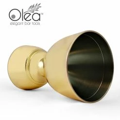 Deals 😍 Bars Olea™ Gold Plated Bell Jigger - 1oz X 2oz ❤️ -BARS Shop olea bell jigger gold bpc 1 800x