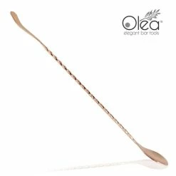 Best deal 😉 Bars Olea™ Bar Spoon - Copper Plated With Bent Tip (30cm) 🔔