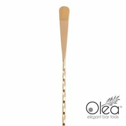 Promo 💯 Bars Olea™ Bar Spoon - Copper Plated With Bent Tip (50cm) 🛒 -BARS Shop olea copper bar spoon bent tip 4 2 800x