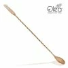 Cheap 😀 Bars Olea™ Bar Spoon - Copper Plated With Trident Fork Tip (30cm) ✨