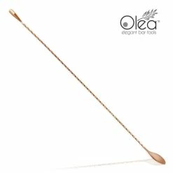 Flash Sale 🥰 Bars Olea™ Bar Spoon - Copper Plated With Weighted Tip (50cm) 🌟