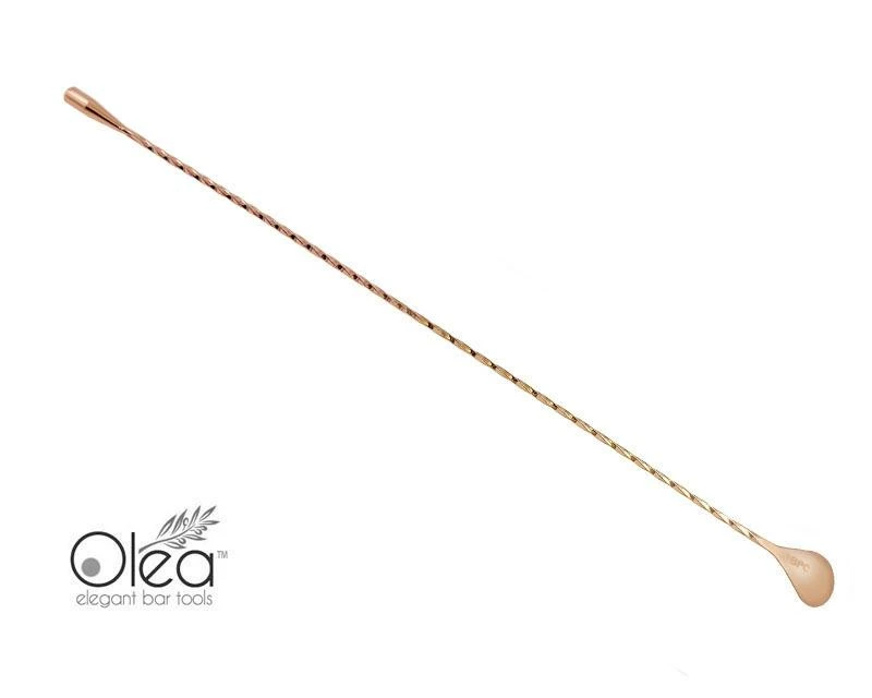 Flash Sale 🥰 Bars Olea™ Bar Spoon - Copper Plated With Weighted Tip (50cm) 🌟 5 Flash Sale 🥰 Bars Olea™ Bar Spoon - Copper Plated With Weighted Tip (50cm) 🌟 - Image 3