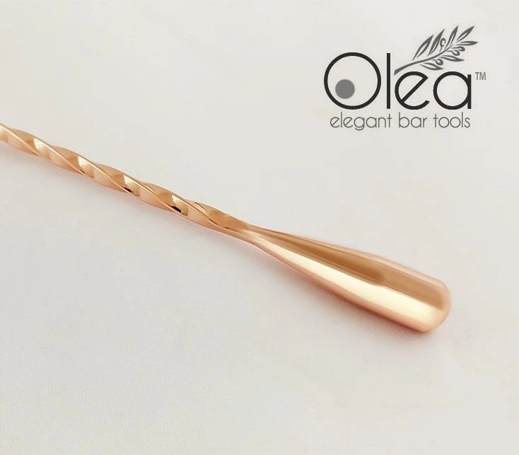 Flash Sale 🥰 Bars Olea™ Bar Spoon - Copper Plated With Weighted Tip (50cm) 🌟 8 Flash Sale 🥰 Bars Olea™ Bar Spoon - Copper Plated With Weighted Tip (50cm) 🌟 - Image 6