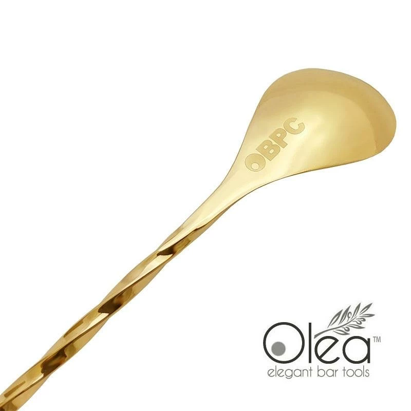 Cheapest 🛒 Bars Olea™ Bar Spoon - Gold Plated With Bent Tip (40cm) ⌛ 5 Cheapest 🛒 Bars Olea™ Bar Spoon - Gold Plated With Bent Tip (40cm) ⌛ - Image 3