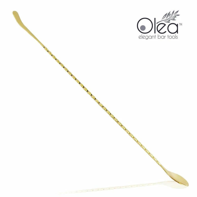 Cheapest 🛒 Bars Olea™ Bar Spoon - Gold Plated With Bent Tip (40cm) ⌛ 3 Cheapest 🛒 Bars Olea™ Bar Spoon - Gold Plated With Bent Tip (40cm) ⌛