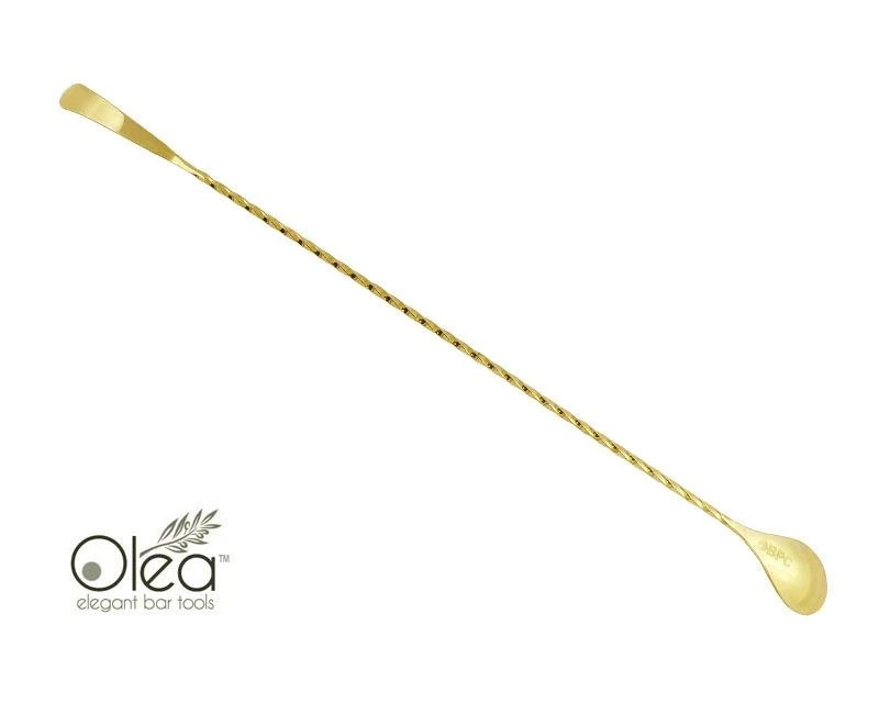 Cheapest 🛒 Bars Olea™ Bar Spoon - Gold Plated With Bent Tip (40cm) ⌛ 9 Cheapest 🛒 Bars Olea™ Bar Spoon - Gold Plated With Bent Tip (40cm) ⌛ - Image 7