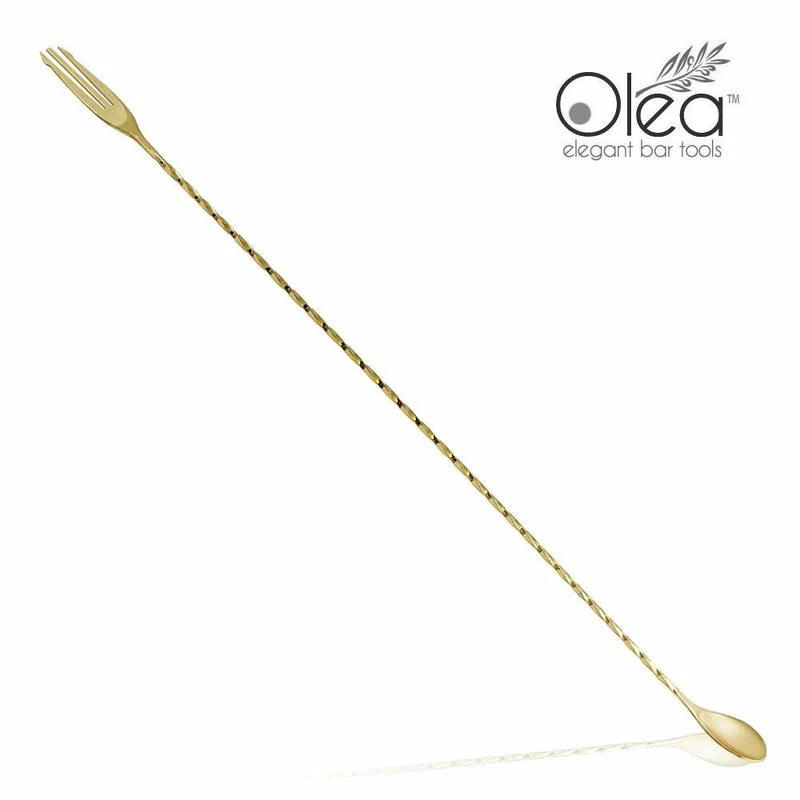 Top 10 ⌛ Bars Olea™ Bar Spoon - Gold Plated With Trident Fork Tip (50cm) 👍 3 Top 10 ⌛ Bars Olea™ Bar Spoon - Gold Plated With Trident Fork Tip (50cm) 👍