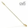 Best deal 🔔 Bars Olea™ Bar Spoon - Gold Plated With Trident Fork Tip (40cm) 😍 -BARS Shop olea gold bar spoon fork tip 40 1 800x
