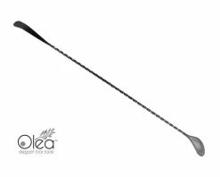 Deals 🛒 Bars Olea™ Bar Spoon - Gunmetal Plated With Bent Tip (40cm) ⭐ -BARS Shop olea gunmetal bar spoon bent tip 40 7 800x