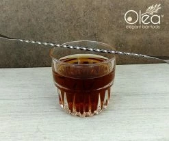 Deals 🌟 Bars Olea™ Bar Spoon - Gunmetal Plated With Bent Tip (30cm) 🔔 -BARS Shop olea gunmetal bar spoon bent tip 50 12 800x