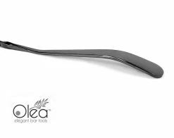 Deals 🌟 Bars Olea™ Bar Spoon - Gunmetal Plated With Bent Tip (30cm) 🔔 -BARS Shop olea gunmetal bar spoon bent tip 6a 800x
