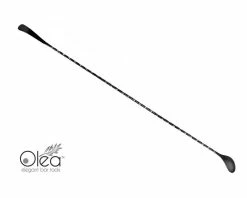 Outlet 😉 Bars Olea™ Bar Spoon - Gunmetal Plated With Bent Tip (50cm) 😀 -BARS Shop olea gunmetal bar spoon bent tip 7 800x