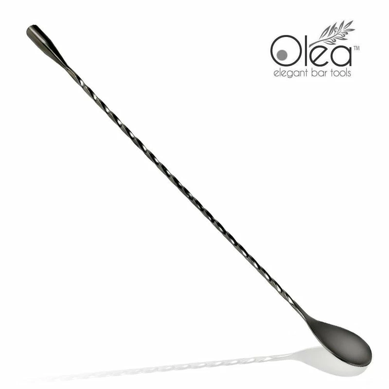 Discount 🎁 Bars Olea™ Bar Spoon - Gunmetal Plated With Weighted Tip (30cm) ⭐ 3 Discount 🎁 Bars Olea™ Bar Spoon - Gunmetal Plated With Weighted Tip (30cm) ⭐