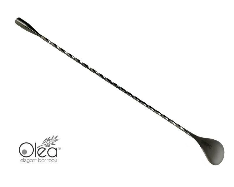 Discount 🎁 Bars Olea™ Bar Spoon - Gunmetal Plated With Weighted Tip (30cm) ⭐ 5 Discount 🎁 Bars Olea™ Bar Spoon - Gunmetal Plated With Weighted Tip (30cm) ⭐ - Image 3