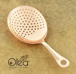 Best Pirce 😉 Bars Olea™ Julep Cocktail Strainer (Copper Plated) 💯 -BARS Shop olea julep strainer copper plated bpc 3 800x