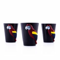 Flash Sale 🌟 Bars Parrot Luau Plastic Shot Glasses - Pack Of 3 ⭐