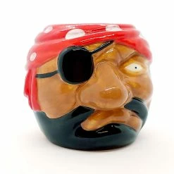 Wholesale 🛒 Bars Pirate Head Tiki Mug - 16 Ounce 🎁