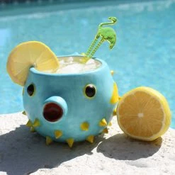 Best Sale 🧨 Bars BarConic® Tiki Pufferfish - 14 Ounce 🔥 -BARS Shop puffer bs 800x