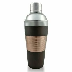 Top 10 🎁 Bars Cocktail Shaker - 3 Piece Ribbed Espresso / Copper / Stainless Steel - 28 Ounce ✔️