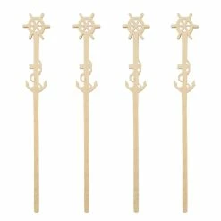 Cheapest 😉 Bars BarConic® Wooden Sailor Swizzle Sticks - 100 Pack 🥰