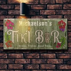 Discount ❤️ Bars CUSTOMIZABLE Large Plank Sign - 11 3/4" X 23 3/4" - Tiki - Multiple Color Options 👍 -BARS Shop sign wood 11x23 tiki brick bg green 1000x1000 0c93493e 6569 43de 80ad 559de72745c5 800x