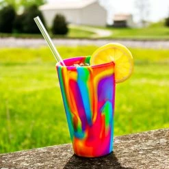 Discount ✨ Bars 16 Ounce - Silicone Pint Glass - (Color Options) 🔥 -BARS Shop silicone pint glass hippiehopscene1 800x